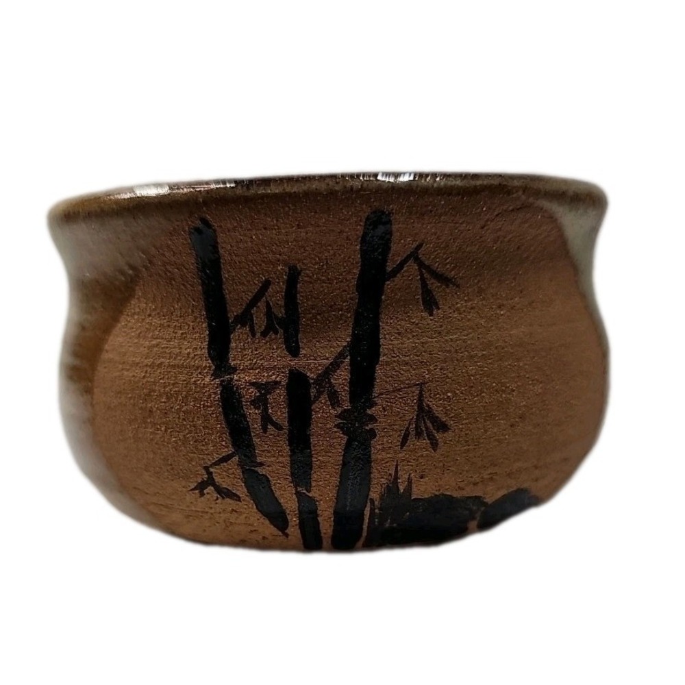 VTG Karatsu Pre- 1940's - One Of‎ A Kind Hand Painted- Matcha Bowl